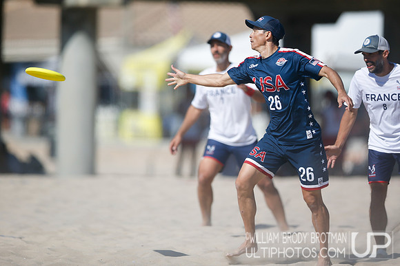Day 2 of WFDF 2023 World Beach Ultimate Championships.