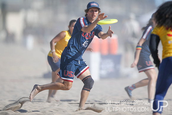 Day 2 of WFDF 2023 World Beach Ultimate Championships.