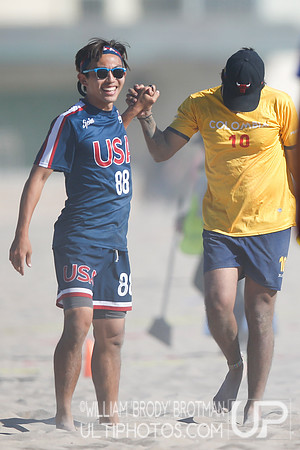 Day 2 of WFDF 2023 World Beach Ultimate Championships.