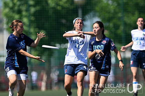 USA Women v Italy - WU24 Thursday
