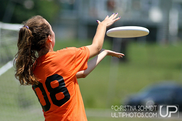 Sunday Girls Finals -- USAU 2012 HS Southerns