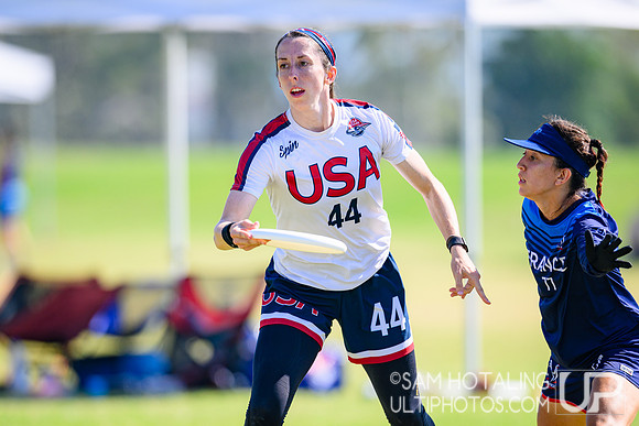 Women’s pool play during World Ultimate Championships at Runaway Bay Sports Precinct