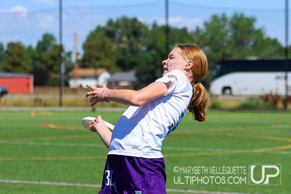 Sunday action at the USA Ultimate Youth Club Championships in th