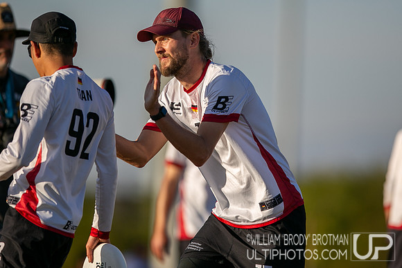 Day 1 of the WFDF 2024 World Masters Ultimate Championships