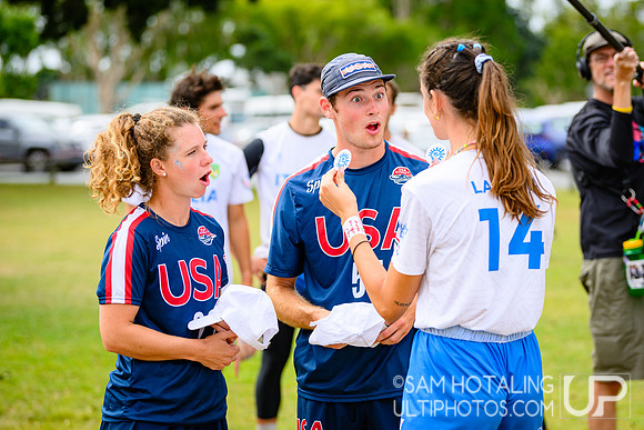 Bracket play during World Ultimate Championships at Runaway Bay Precinct