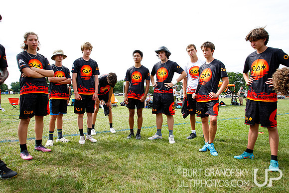USA Ultimate YCC 2022 -- U17 Boys Sun Action