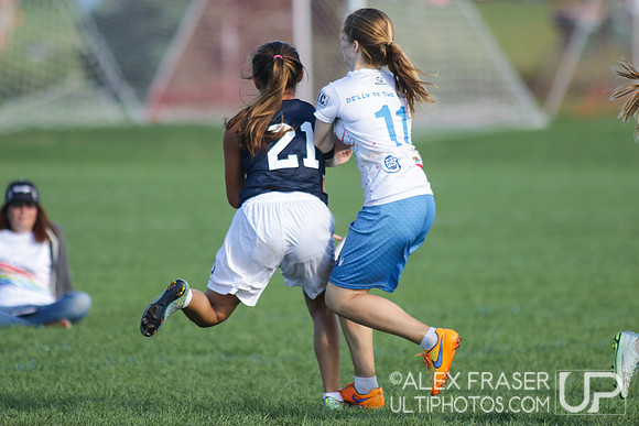 U16 Girls - Saturday - 2016 USAU Youth Club Championships