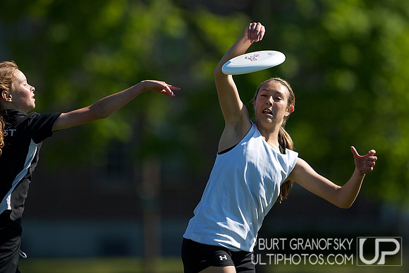 Girls Division, Saturday -- 2012 USAU HS Northeasterns
