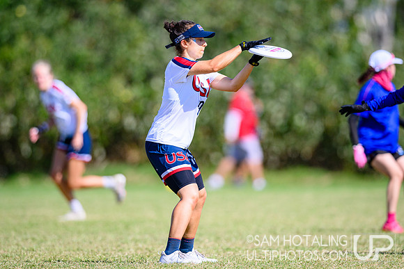 Mixed pool play during World Ultimate Championships at Runaway Bay Sports Precinct