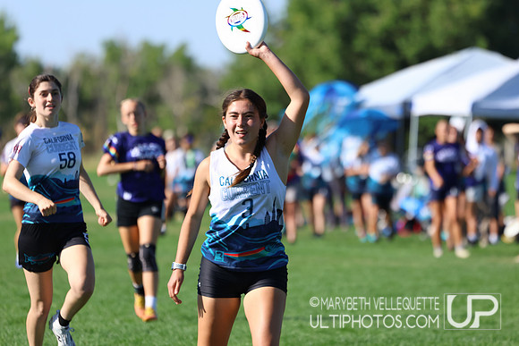 Sunday action at the USA Ultimate Youth Club Championships in th