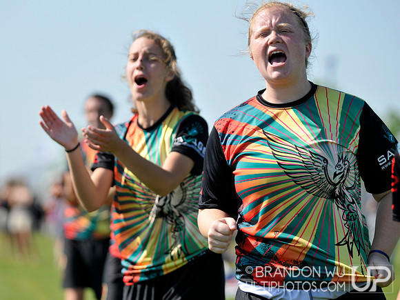 Saturday Women's Pool Play & Crossovers - 2012 USAU D-III College Championships