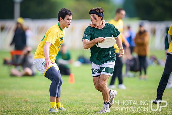 Pool play at USAU D-I College Championships