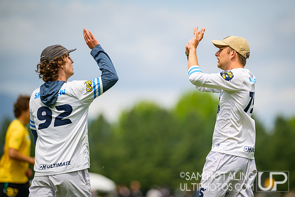 Pool play at USAU D-I College Championships