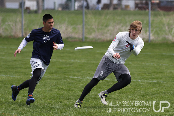 Sunday Action - USA Ultimate 2014 College Division I Ohio Valley Regional Tournament