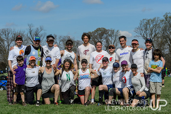Abby's Wacky Curlers Team Photo Fools Fest 2019 D-bracket Champs