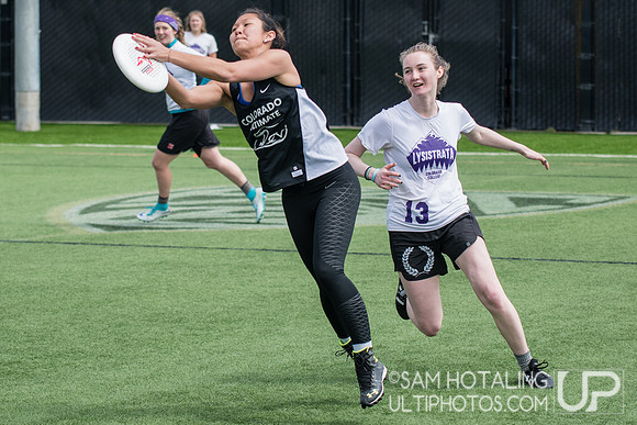 Colorado College Lysystrata's Tools vs. Colorado University Devi at Rocky Mountain DI Conf. Championships, Women's