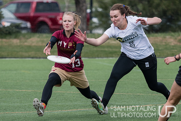 Denver University Hype scores under pressure at Rocky Mountain DI Conf. Championships, Women's