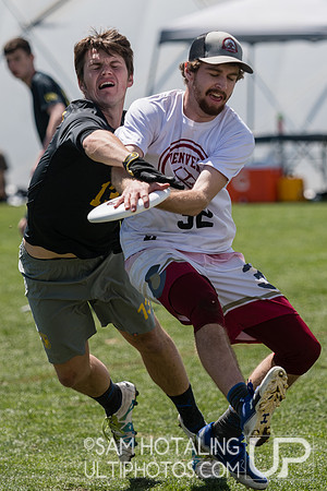 Sam Swisher bids on an under at Rocky Mountain DI Conf. Championships, Men's