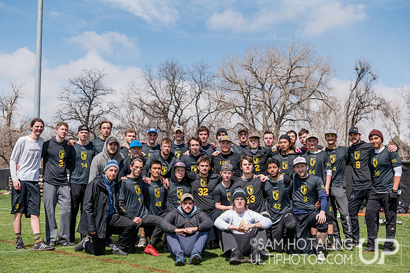 Colorado University CUCU at Rocky Mountain DI Conf. Championships, Men's