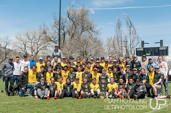 Colorado University Men's program at Rocky Mountain DI Conf. Championships, Men's