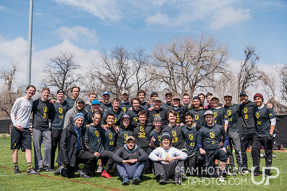 Colorado University CUCU at Rocky Mountain DI Conf. Championships, Men's