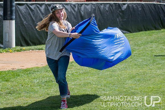 Colorado University Kali players spectate at Rocky Mountain DI Conf. Championships, Men's