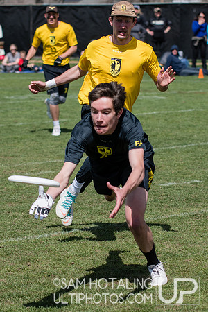 Alec Stiller saves an overthrown upline at Rocky Mountain DI Conf. Championships, Men's