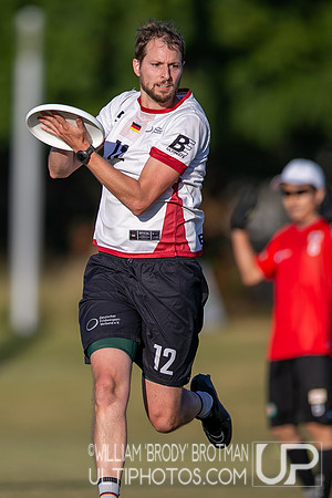Day 1 of the WFDF 2024 World Masters Ultimate Championships
