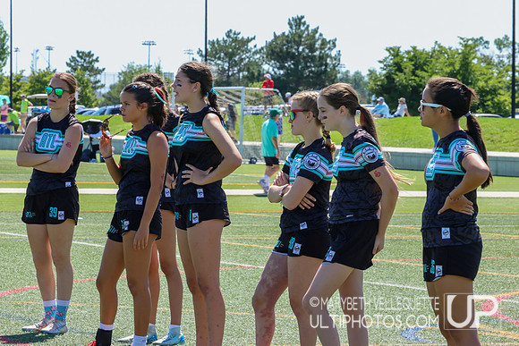 Sunday action at the USA Ultimate Youth Club Championships in th
