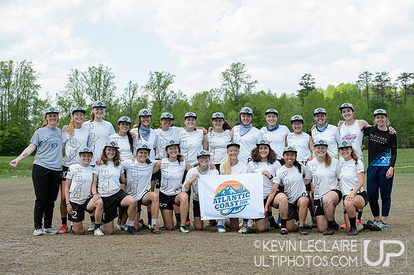 UNC Pleiades Team Photo 2019 AC Regionals Champions