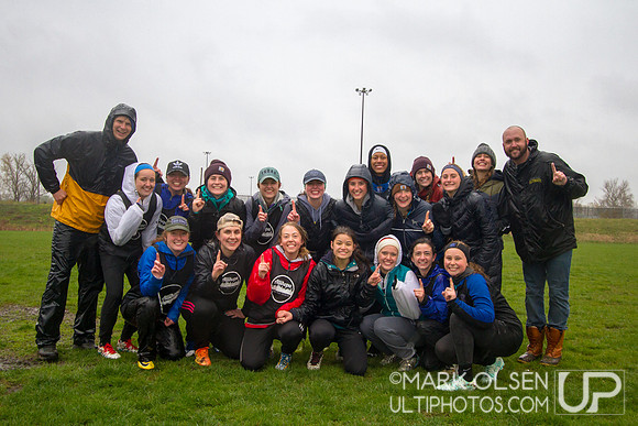 USAU Great Lakes College Regionals - Team Photos
