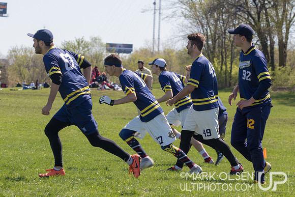 USAU Great Lakes College Regionals - DI Men's Prequarters