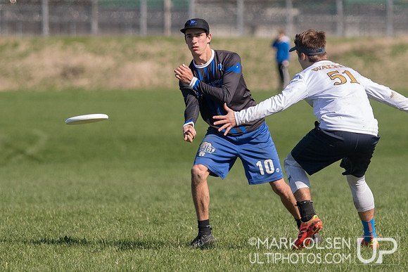 USAU Great Lakes College Regionals - DI Men's Prequarters