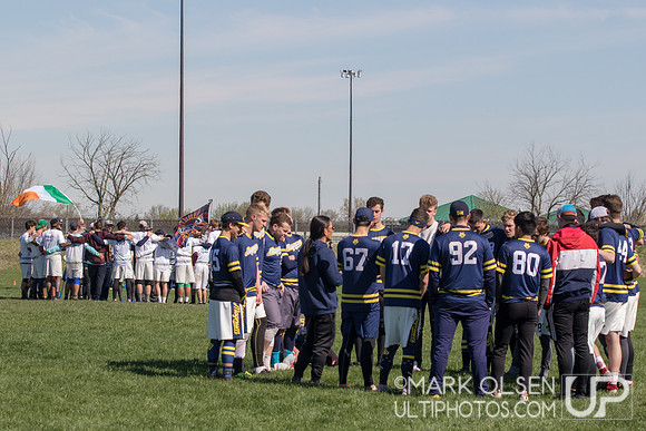 USAU Great Lakes College Regionals - DI Men's Prequarters