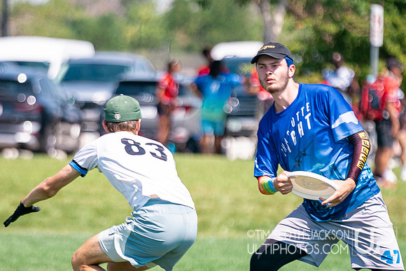 Bracket play at 2024 USAU Youth Club Championship