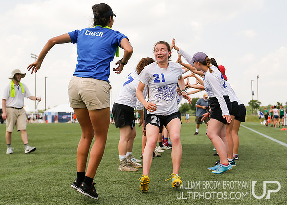 Day 2 of USA Ultimate D-III College Championships