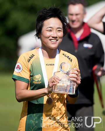 Women's Masters medal ceremony - WUGC 2016
