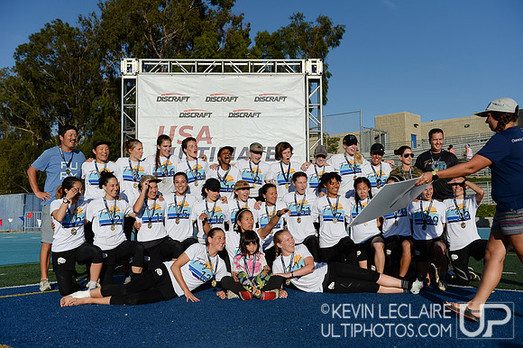 Women's Awards Ceremony - USA Ultimate Club Champs 2021