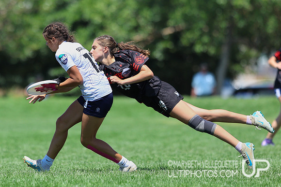 Sunday action at the USA Ultimate Youth Club Championships U-17
