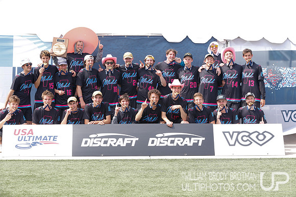 Day 2 of USA Ultimate D-III College Championships