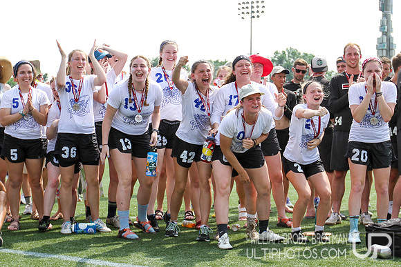 Day 2 of USA Ultimate D-III College Championships