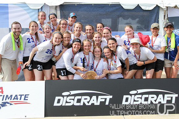 Day 2 of USA Ultimate D-III College Championships