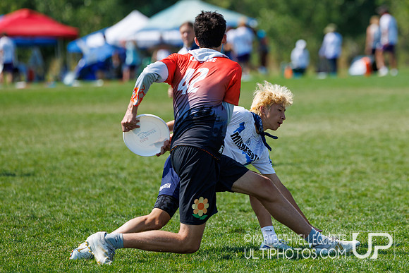 Monday action at the USA Ultimate Youth Club Championships. U-20