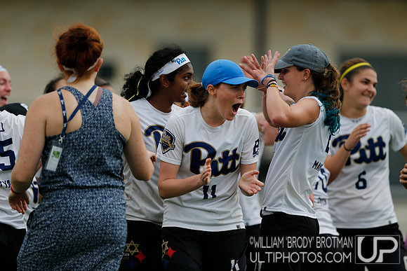 Day 2 of  USA Ultimate D-I College Championships