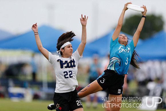 Day 2 of  USA Ultimate D-I College Championships