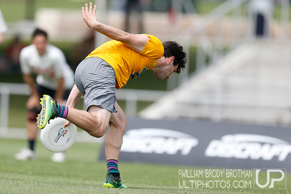 Day 2 of  USA Ultimate D-I College Championships