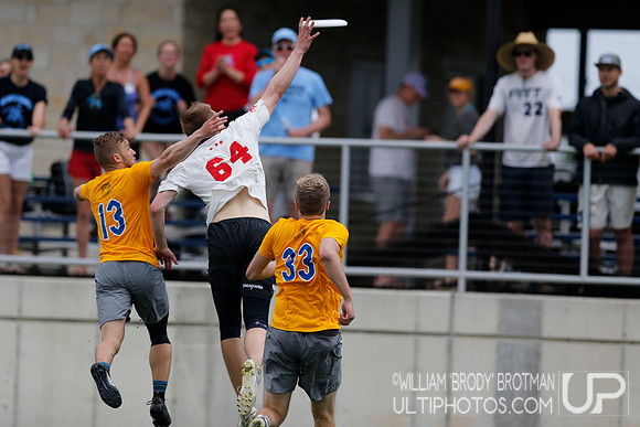 Day 2 of  USA Ultimate D-I College Championships