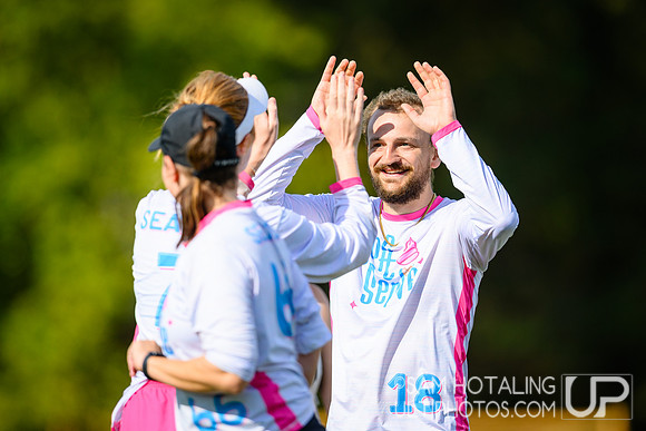 Saturday highlights during USAU Northwest Regional Championships at Crystal Lake Sports Fields