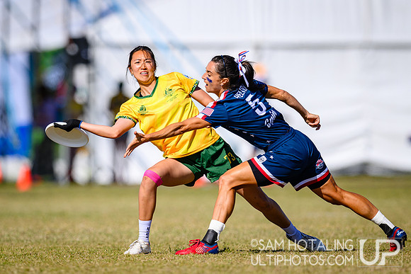 Mixed semifinals during World Ultimate Championships at Runaway Bay Sports Precinct