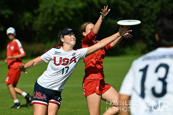 USA vs Great Britain U20 Women's - WJUC Tuesday Round 1